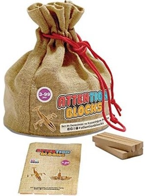 Skygo Zet Zeka Attentıon Blocks 120 Parça Doğal Ahşap Denge Oyunu 3+ Yaş 1+ Oyuncu