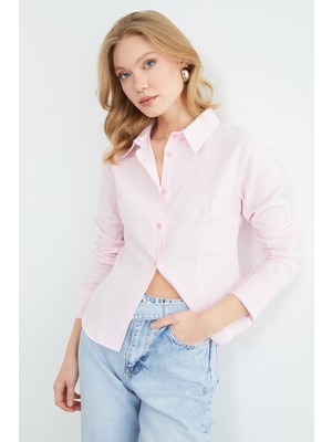 FullaModa Basic Pensli Slim Fit Gömlek