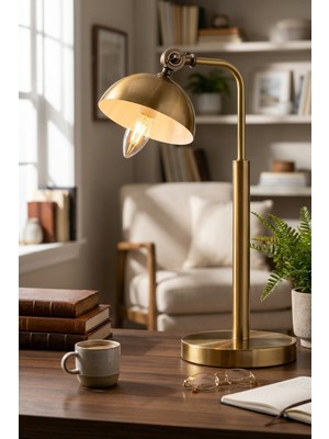 Normadia Modern Masa Lambası, Şık ve Zarif Tasarım, Ideal Aydınlatma Çözümü