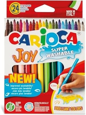 Skygo Joy Süper Yıkanabilir Keçeli Boya Kalemi 24'lü