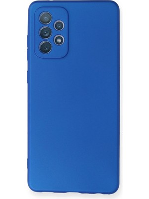 Mey İthalat Bfs  Samsung Galaxy A72 Kılıf First Silikon - Mavi