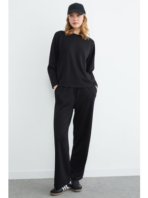 FullaModa Basic Uzun Kollu Modal 2 Li Takım