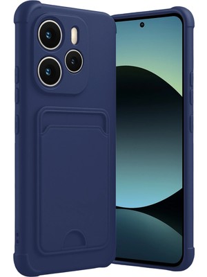 Mey İthalat Bfs  Xiaomi Redmi Note 14 4g Kelvin Kartvizitli Silikon - Lacivert