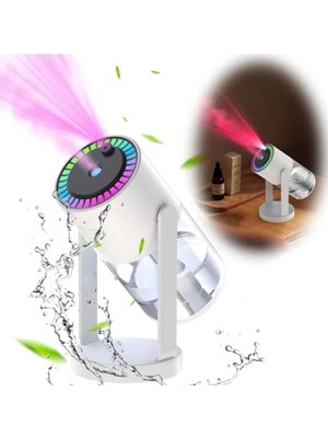 Normadia Işıklı Mini Ultrasonik Difüzör, Hava Nemlendirici ve Aromaterapi Cihazı