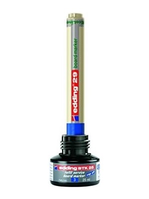 Skygo 29 Ecoline Beyaz Yazı Tahtası Kalemi, Yeşil, 1 Kalem, Kesik Uç, Yeniden Doldurulabilir