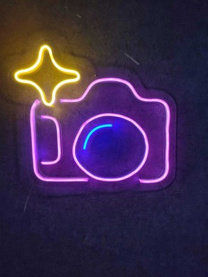 Normadia Parlak Neon LED Tabela, Dekoratif Duvar Aydınlatması, Modern Tasarım