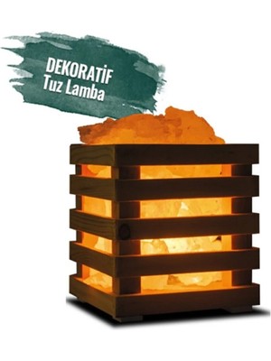 Normadia Ahşap Tuz Kasası ile Şık ve Kullanışlı Gece Lambası