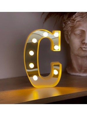 Normadia 3D Işıklı LED Harf Dekoratif Aydınlatma Büyük Boy