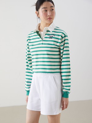 Lc Waikiki Yeni Sezon Polo Yaka Los Angeles Baskılı Kadın Sweatshirt