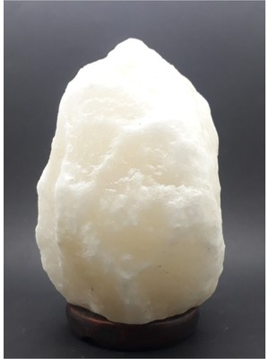 Normadia 2-3 kg Beyaz Himalaya Tuz Lambası, Sağlıklı ve Şık Atmosfer Yaratır