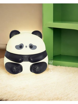 Normadia Yumuşak Işıklandırmalı Sevimli Panda Gece Lambası, Çocuklar Için Rüya Gibi Atmosfer