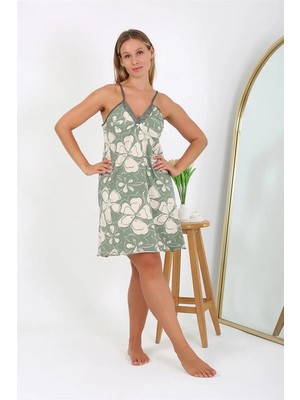 Çamaşır Kenti Kadın Büyük Beden Ip Askılı Gecelik