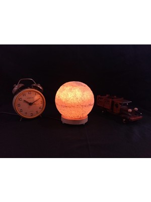 Normadia Doğal Çankırı Kaya Tuzu Küre, Sağlıklı ve Estetik Dekorasyon Parçası