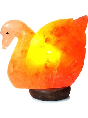 Normadia Doğal Himalaya Tuz Lambası Kuğu ve Ördek Figürlü, 3-4 Kg, Sağlıklı ve Dekoratif