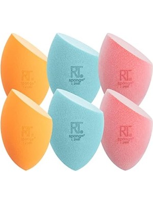 Skygo Real Techniques Çeşitli Makyaj Karıştırma Süngerleri, Mucize Ten Rengi, Mucize Pudra ve Mucize Hava Karışımı Süngerleri, Karıştırma ve Pişirme Için, Fondöten ve Pudra, Nemli Veya Mat Yüzeyle Kullanın,