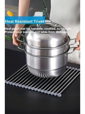 Skygo Life Katlanabilir Evye Üstü Paslanmaz Çelik Sebze Meyve Bulaşık Kurutucu MIT1155