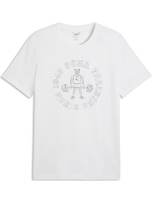 Puma Erkek Grafik Baskılı Antrenman Tişörtü