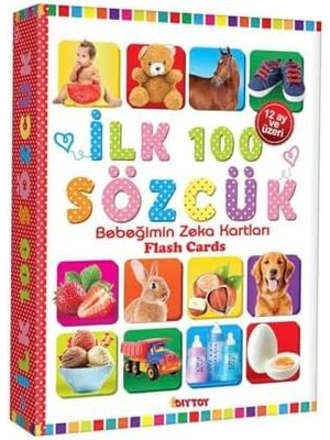 Skygo Bebeğim Için Ilk 100 Sözcük Kelime Zeka Kartları Eğitici Yeni Doğan Kartları