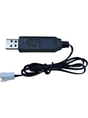 Marsilyan 3.7V Li-Ion Sm-2p Soket Drone Bataryası USB Şarj Kablosu