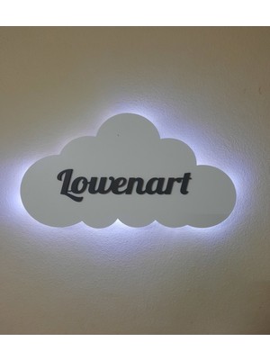 Normadia Sevimli Bulut Tasarımlı Çocuk ve Bebek Odası Duvar Gece Lambası