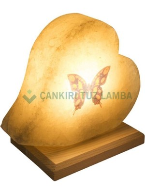 Normadia Şık Kalp Tasarımlı Tuz Lambası, Ortamınıza Sıcaklık ve Huzur Katın