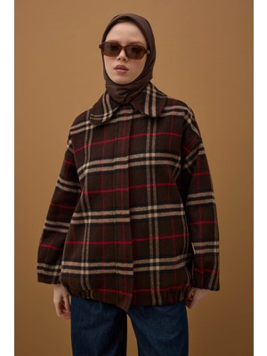 HE-QA Soft Kraş Eşarp Acı Kahve