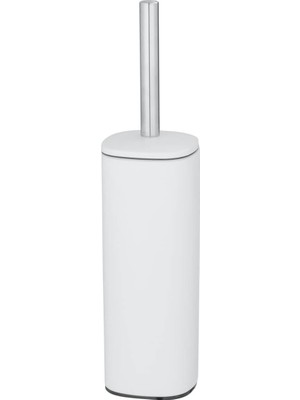 Skygo Tuvalet Fırçası Tutucusu, Beyaz, Metal, 39,2 x 9,3 x 9,3 cm