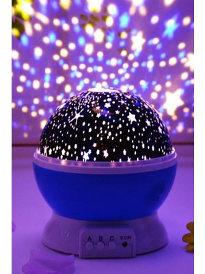 Normadia Renkli Dönen Gökyüzü Projeksiyon Gece Lambası, Yıldızlı Tavan Aydınlatması