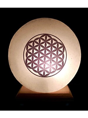 Normadia El Yapımı Çankırı Kaya Tuzu Tuzlambası ve Yaşam Çiçeği Işlemeli