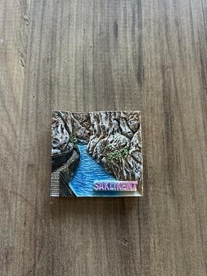 Skygo Pharus Patara Saklıkent Manzaralı Dekoratif Mıknatıs, El Yapımı, Dağ ve Deniz Temalı, Turistik Hediyelik Eşya