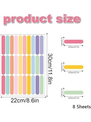 Skygo Duvar Çıkartmaları, Çocuklar Için 8 Sayfa Dıy Ev Dekorasyon Duvar Çıkartmaları, Çıkarılabilir Renkli Duvar Çıkartmaları, Çocuk Odası, Yatak Odası, Oturma Odası ve Oyun Odası Için (Konfeti)