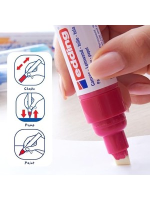 Skygo 5300 Akrilik Markör 5'li Set, Temel Renkler, 5 Akrilik Boya Kalemi Seti, Ince Yuvarlak Uç 1-2 mm