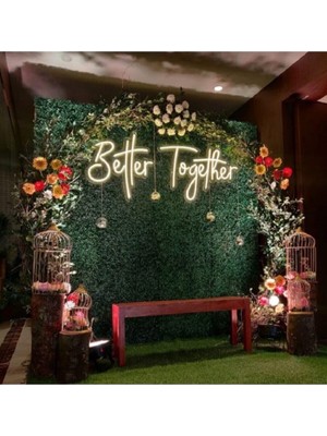 Normadia Neon LED Aydınlatma 40X100 Cm, Modern ve Şık Dekorasyon Parçası