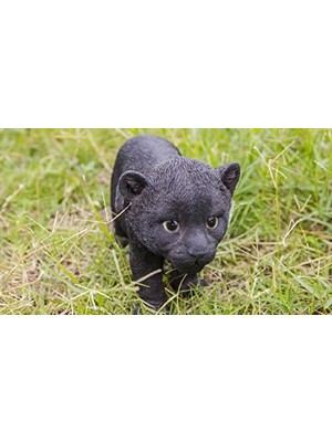 Skygo Runadı Hi- Hediye 87696-B Kara Panter Yavrusu Heykeli