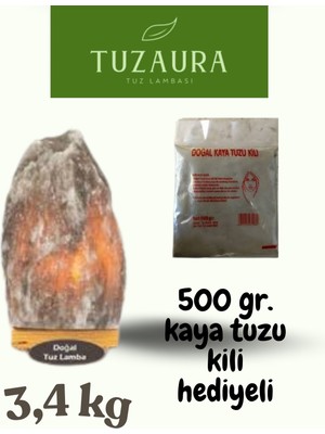Normadia Doğal Çankırı Tuz Lambası 3.4 Kg, Sağlık ve Dekor Için Mükemmel Seçim