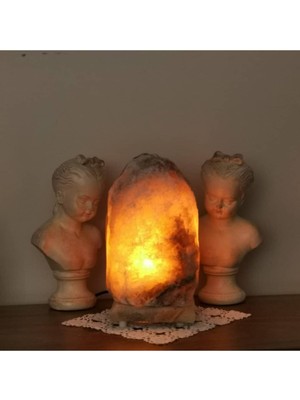 Normadia 2'li Cankiri Tuz Lambası Seti, Doğal ve Şık Dekoratif Aydınlatma