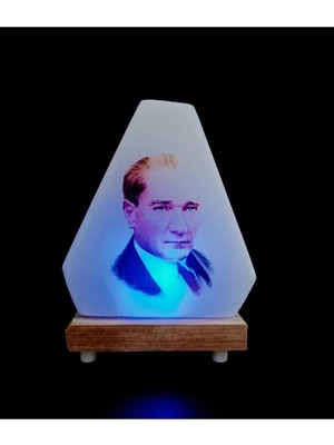 Normadia Işıklı Tuz Lamba, Atatürk Temalı, Dekoratif ve Şık Tasarım
