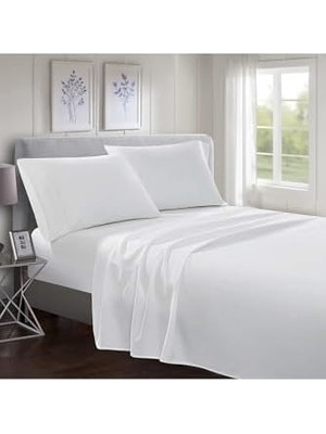 Skygo 120X200 cm Lastikli Çarşaf Seti - Beyaz AT7654