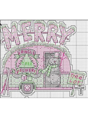 Skygo Tatil Kamyonu Süsleri Yeni Başlayanlar Için Sayılan Kanaviçe Seti, 14 Adet Plastik Tuval, 4 Parça