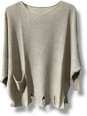 %100 Pamuk Merserize Triko Bluz Standart Beden 38-48 Uyumlu