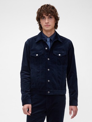 Gap Erkek Lacivert Gapstudio Icon Corduroy Ceket