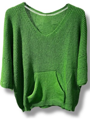 Merserize Triko Bluz %100 Pamuk Yumuşak Dokulu Standart Beden (38-48 Uyumlu)