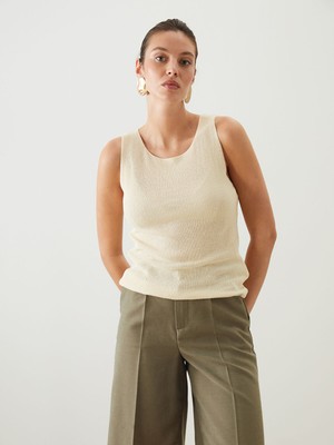 Lc Waikiki Yeni Sezon Bisiklet Yaka Kadın Triko Atlet