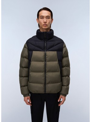 Napapijri NP0A88V3G0A1-A-MOLVENO Stand Yeşil Standart Erkek Spor Mont