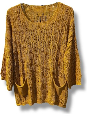 %100 Pamuk Merserize Triko Bluz – Standart Beden 38-48 Uyumlu, Cepli, Yumuşak Dokulu