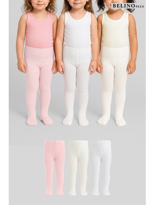 Belyy Socks 3 Lü Pamuklu Kız Bebek Külotlu Çorap
