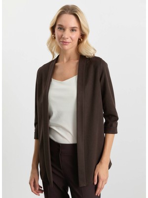 Selen Standart Kahve Kadın Ceket 25KSL1550