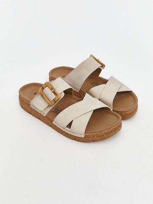 Lc Waikiki Yeni Sezon Deri Görünümlü Kadın Terlik