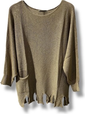 %100 Pamuk Merserize Triko Bluz Standart Beden 38-48 Uyumlu