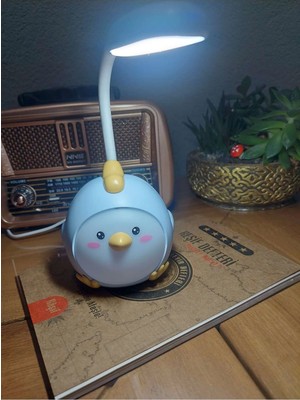 Normadia Renkli LED Figürlü Masa Lambası, Şık ve Modern Tasarım